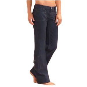 Low Rise Stretch Nylon Cargo Pants 